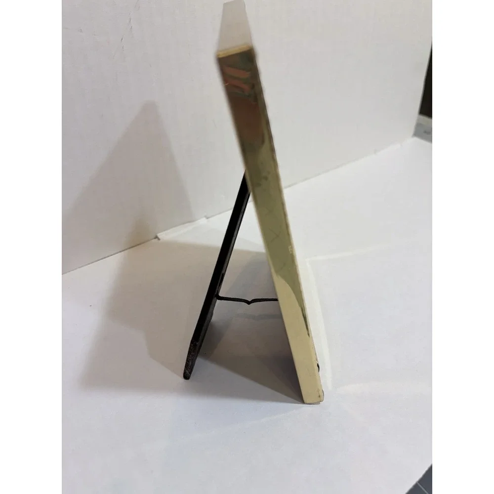 Frames Unlimited Solid Brass Polished Gold 5x7 Photo Frame excellent condition
